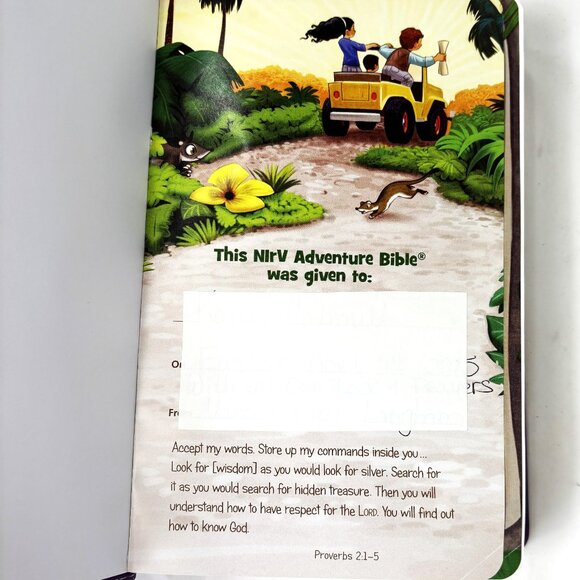 NIV Adventure Bible for Early Readers Children Faux Leather Purple Cover - Picture 2 of 14